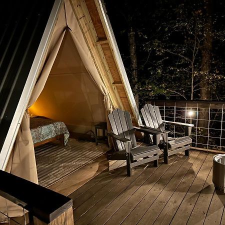 Bohamia - Cozy A-Frame Glamp On 268 Acre Forest Retreat Talladega Dış mekan fotoğraf