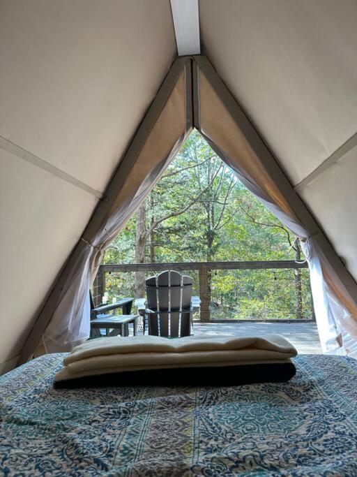 Bohamia - Cozy A-Frame Glamp On 268 Acre Forest Retreat Talladega Dış mekan fotoğraf
