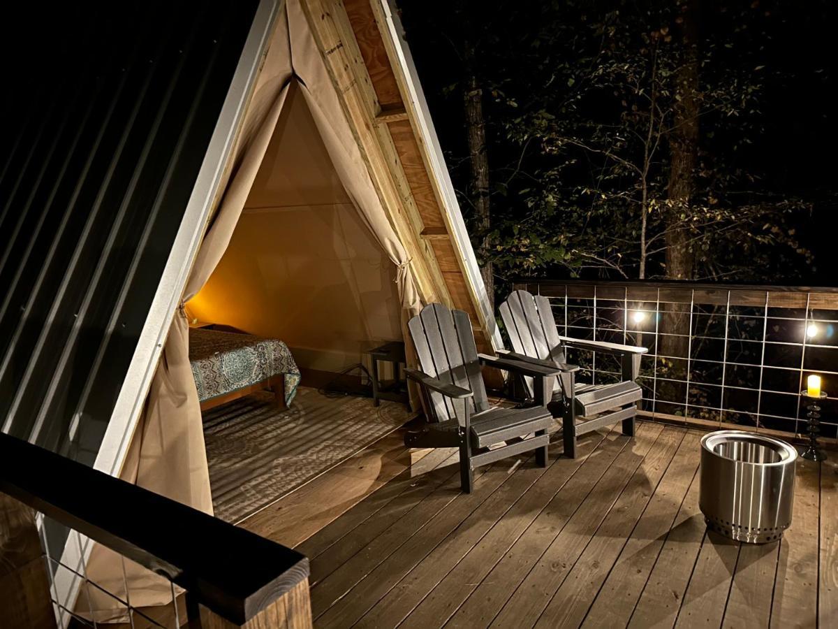 Bohamia - Cozy A-Frame Glamp On 268 Acre Forest Retreat Talladega Dış mekan fotoğraf