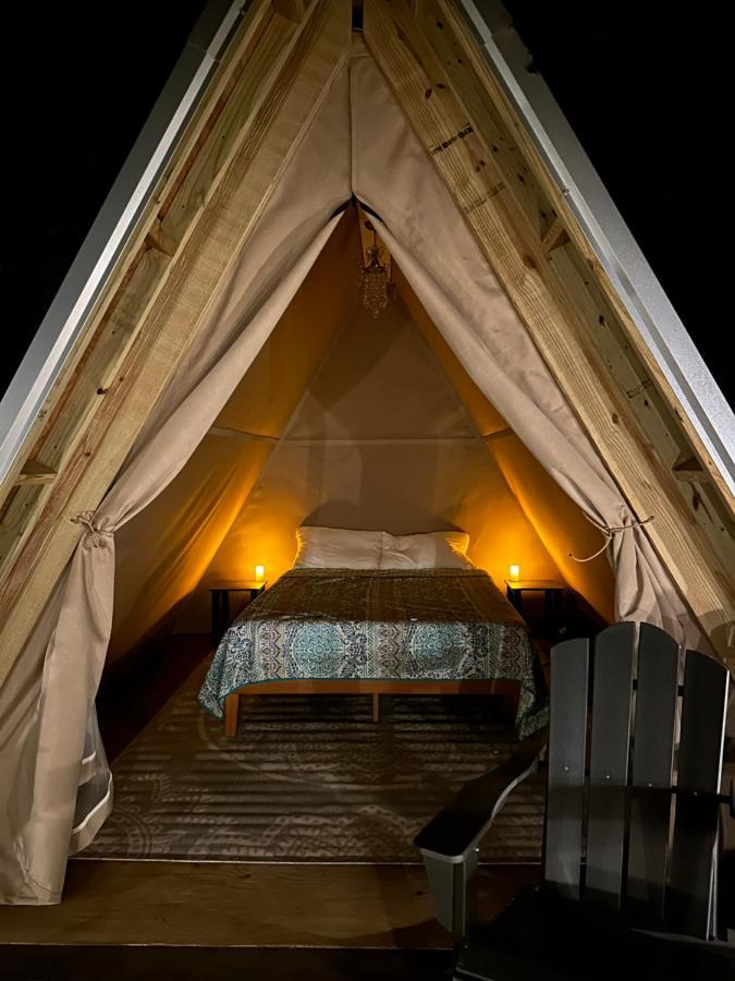 Bohamia - Cozy A-Frame Glamp On 268 Acre Forest Retreat Talladega Dış mekan fotoğraf