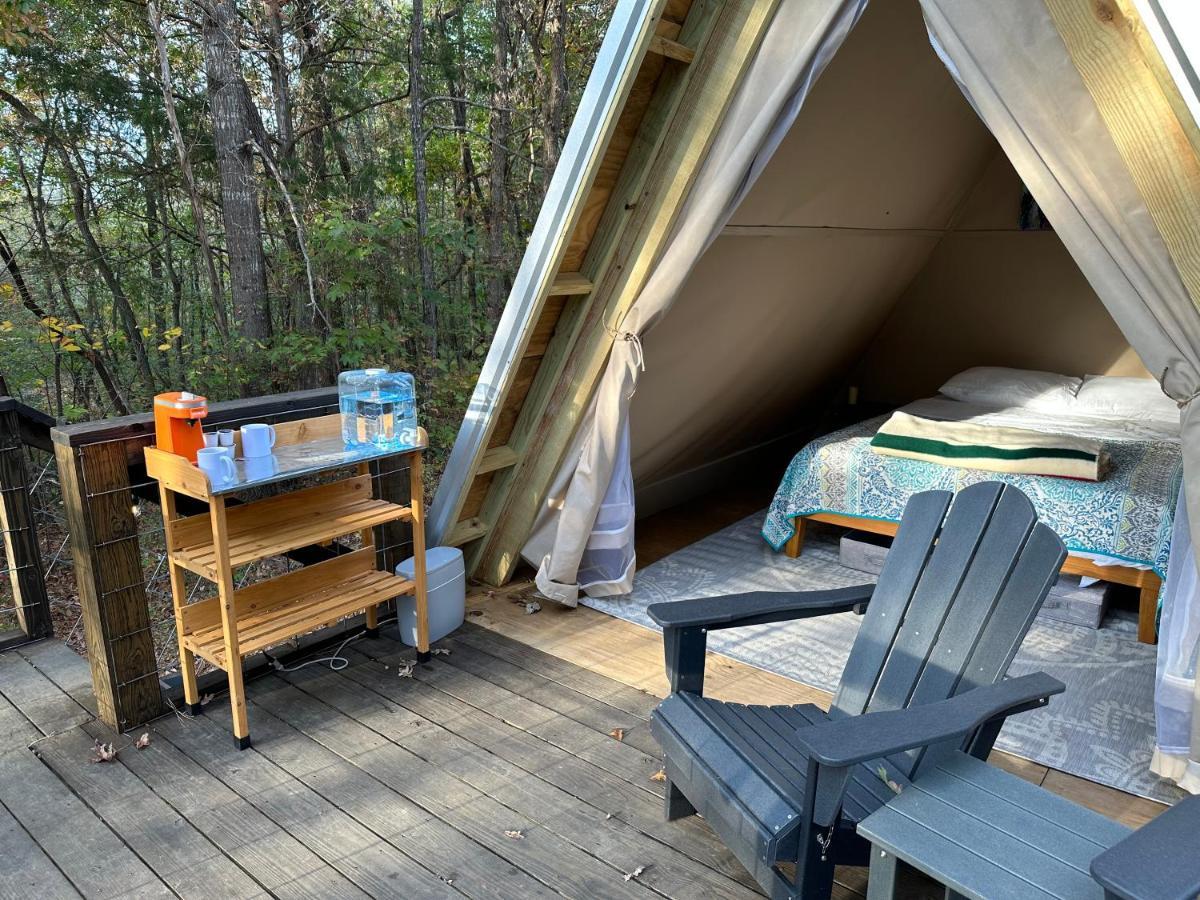Bohamia - Cozy A-Frame Glamp On 268 Acre Forest Retreat Talladega Dış mekan fotoğraf